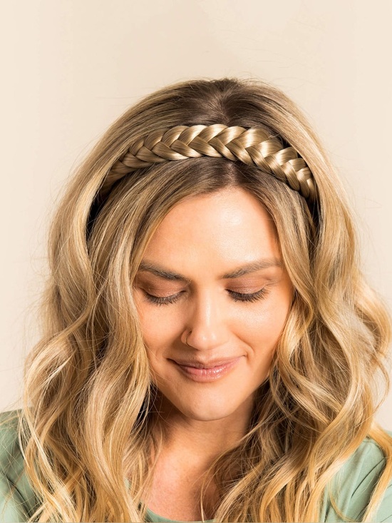 Madison Braids Other - Madison Braids Blonde Braided Headband Hairpiece